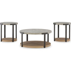 Lot de 3 tables Darthurst - Marron clair