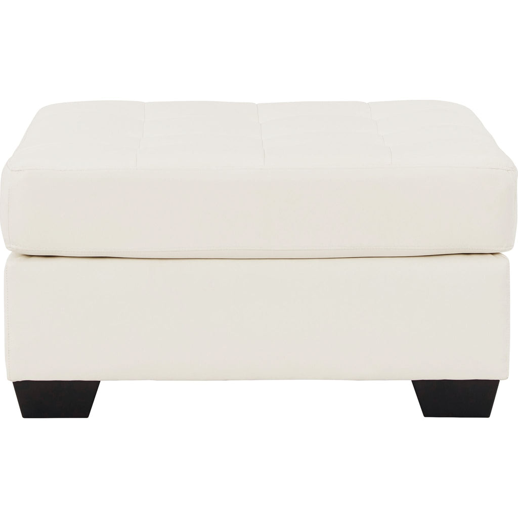 Pouf d'appoint surdimensionné Donlen - Blanc