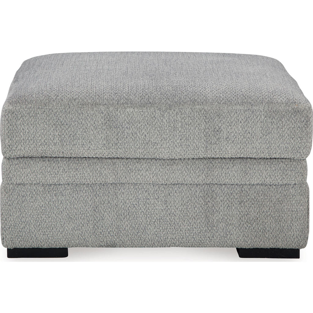 Pouf de rangement Casselbury - Ciment