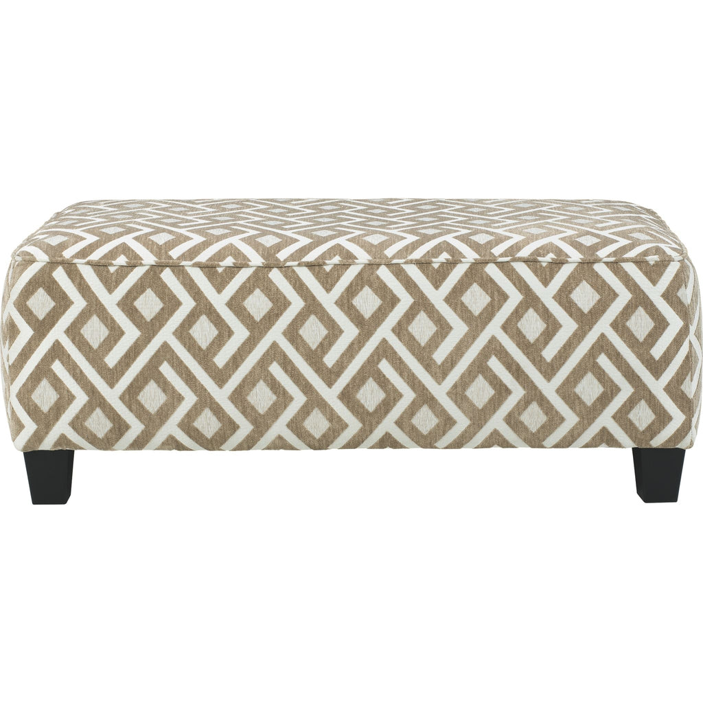 Pouf d'appoint surdimensionné Dovemont - Mastic