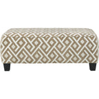 Pouf d'appoint surdimensionné Dovemont - Mastic
