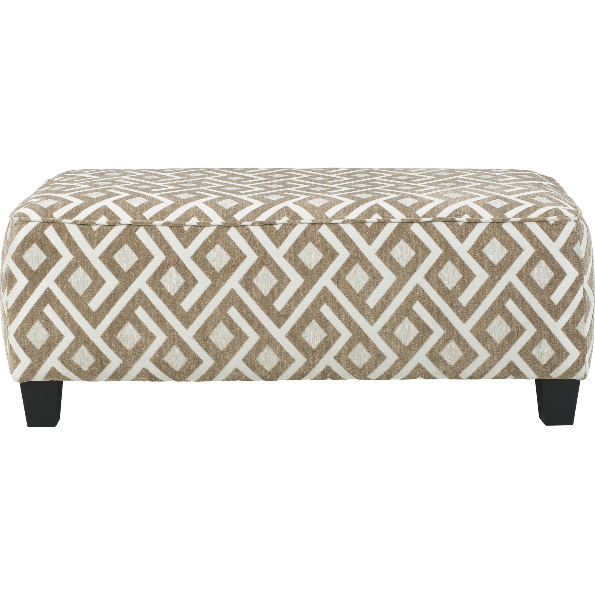 Pouf d'appoint surdimensionné Dovemont - Mastic