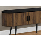 Meuble TV 72 - Noir/Marron