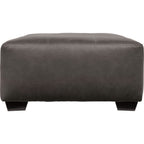 Pouf d'appoint surdimensionné Aberton - Gris