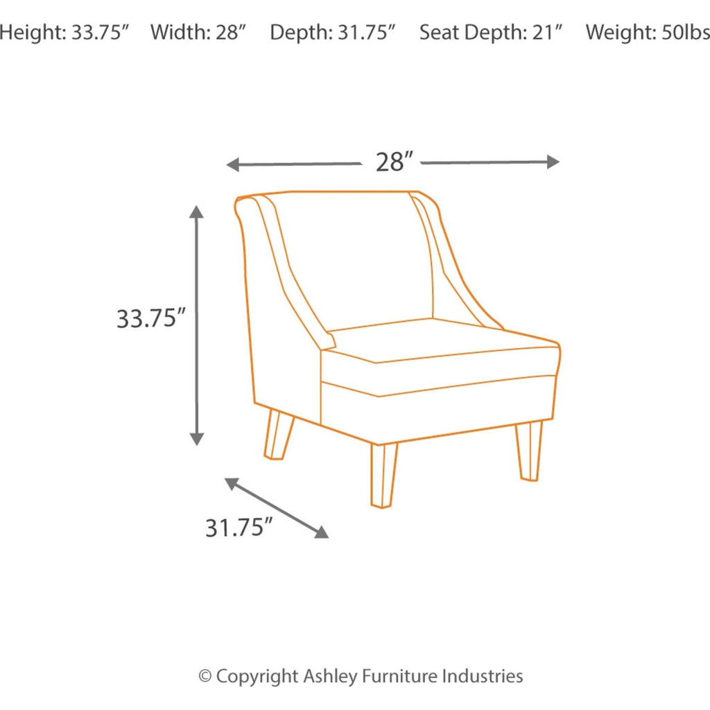 Fauteuil d'appoint Clarinda - Gris