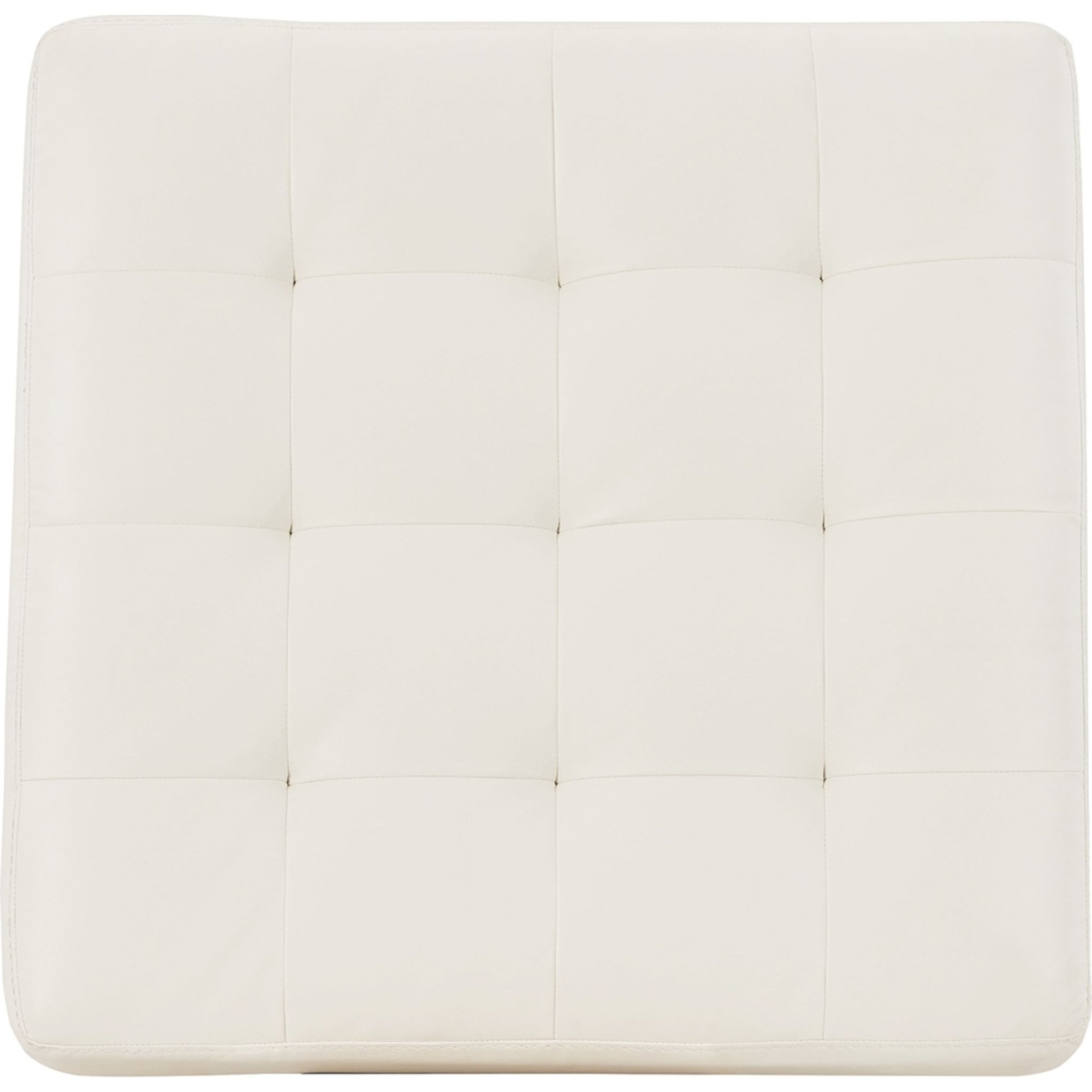 Pouf d'appoint surdimensionné Donlen - Blanc