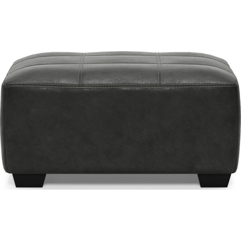 Pouf d'appoint surdimensionné Bilgray - Étain