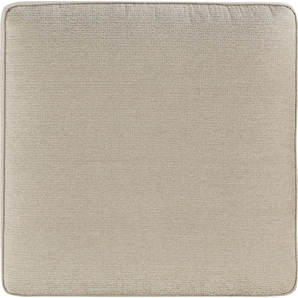 Pouf d'appoint surdimensionné Decelle - Mastic