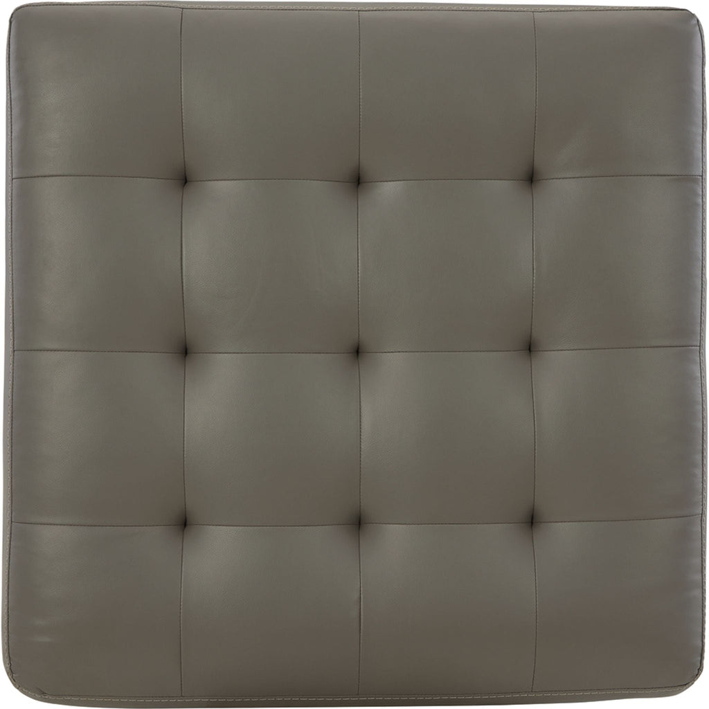 Pouf d'appoint surdimensionné Donlen - Gris