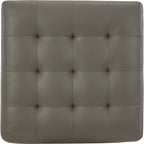 Pouf d'appoint surdimensionné Donlen - Gris