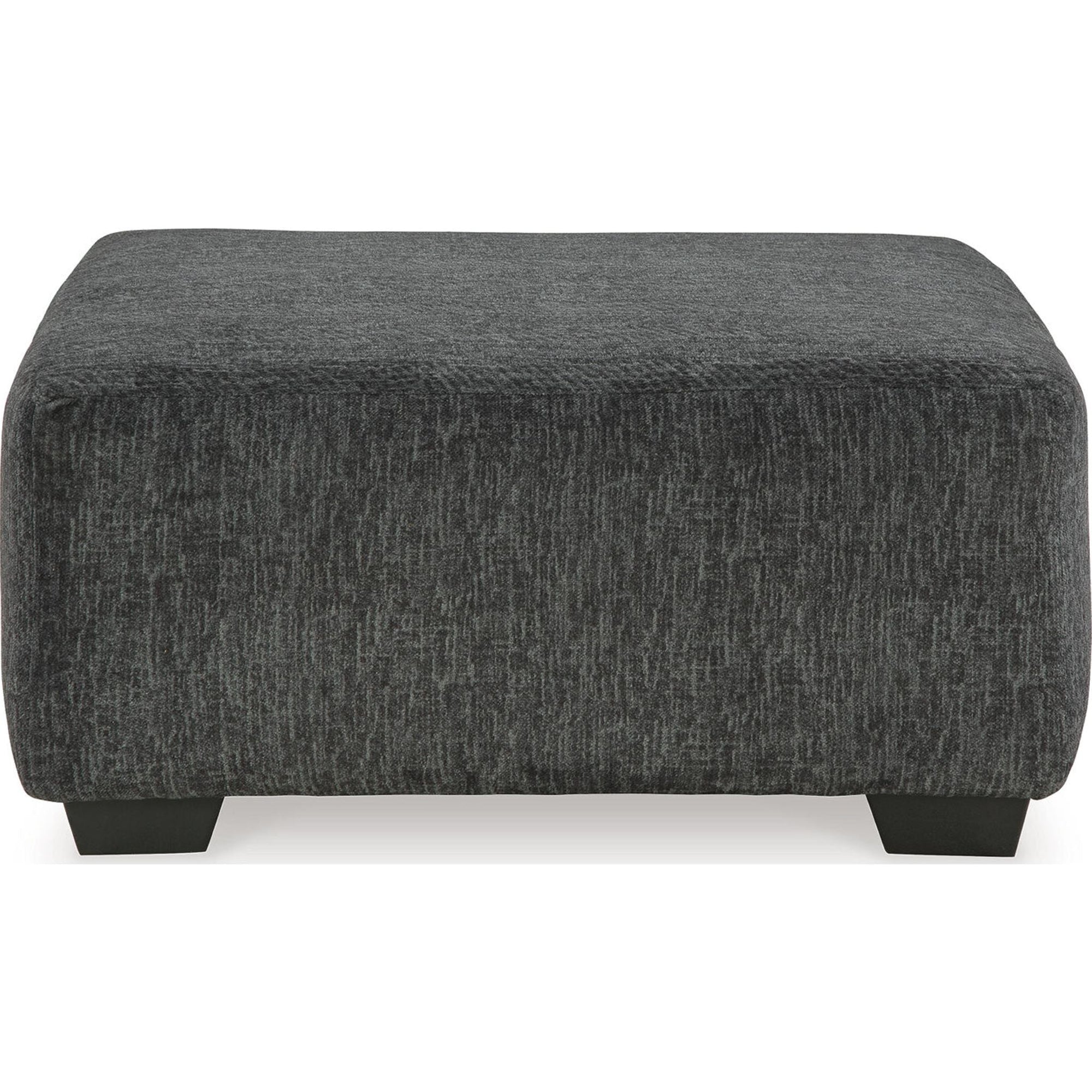 Pouf d'appoint surdimensionné Biddeford - Ébène