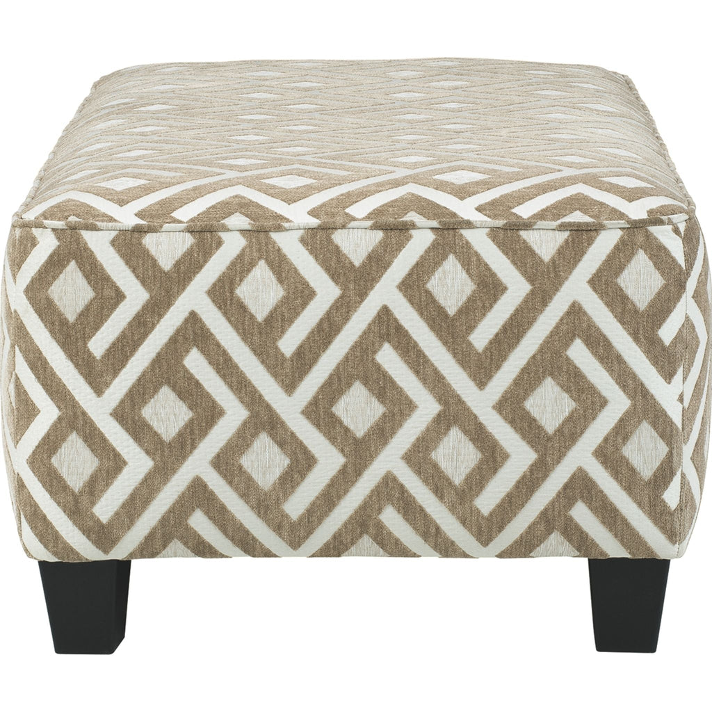 Pouf d'appoint surdimensionné Dovemont - Mastic