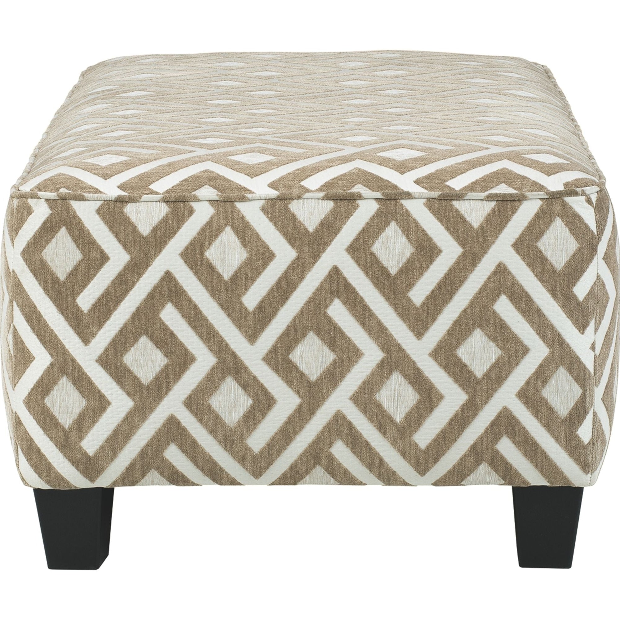 Pouf d'appoint surdimensionné Dovemont - Mastic