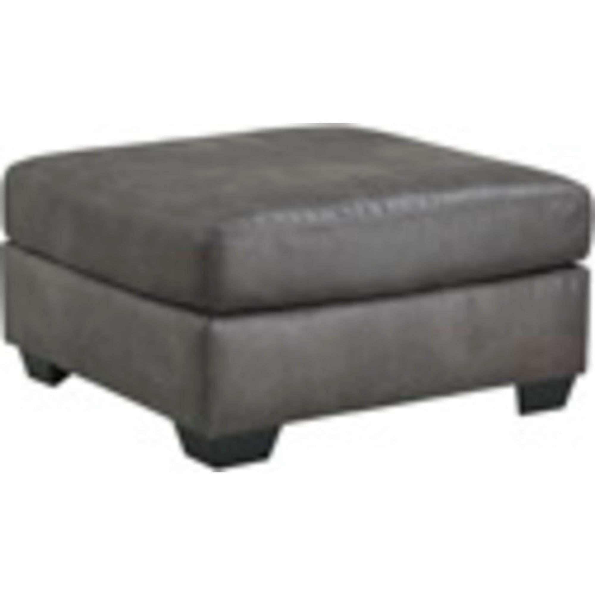 Pouf d'appoint surdimensionné Bladen - Ardoise