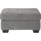 Pouf d'appoint surdimensionné Dalhart - Anthracite