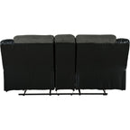 Causeuse inclinable Earhart avec console - Ardoise