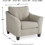 Chaise Abney - Bois flotté