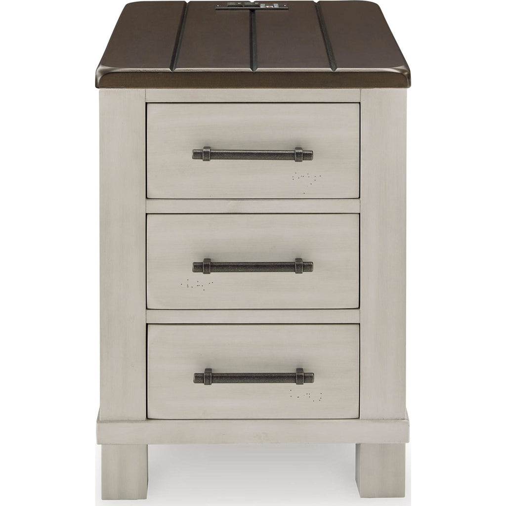 Table d'appoint Darborn - Gris/Marron