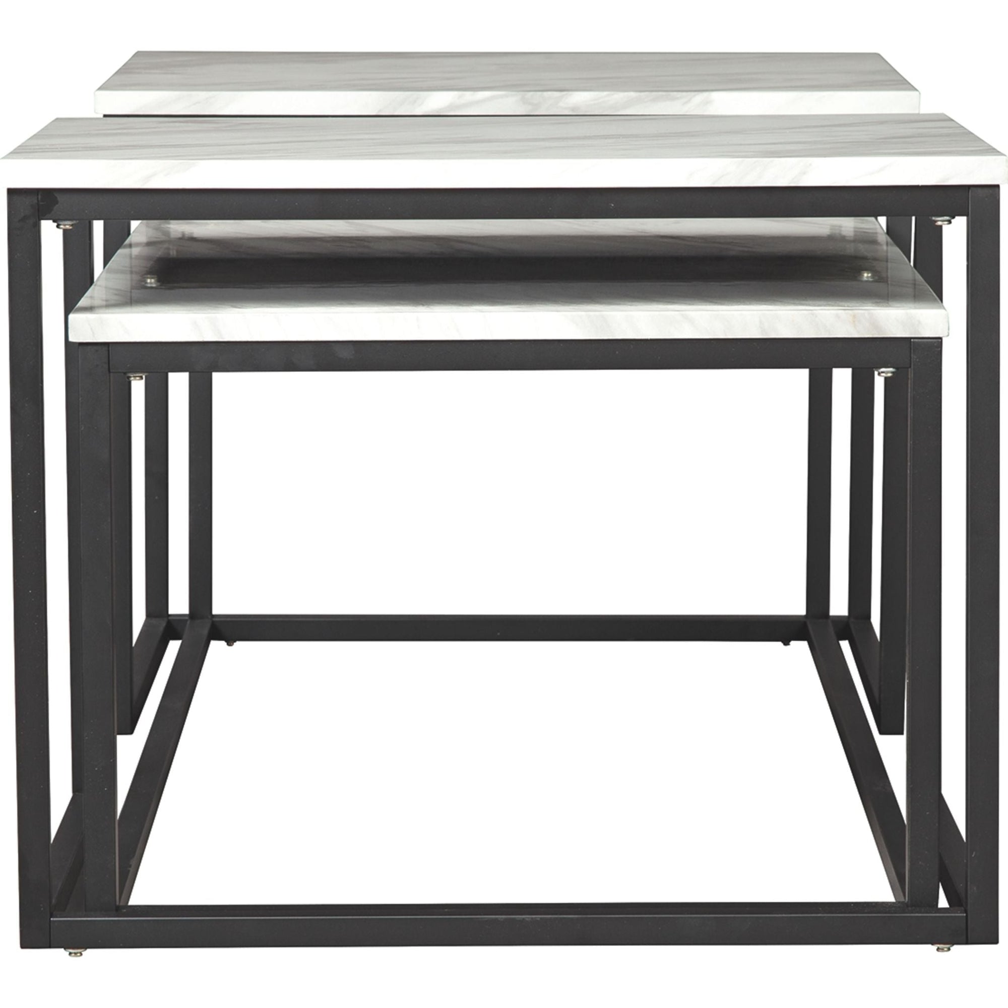 Lot de 3 tables Donnesta - Blanc