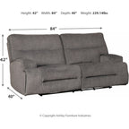 Canapé inclinable Coombs - Anthracite