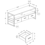Meuble TV 48 pouces - Taupe foncé