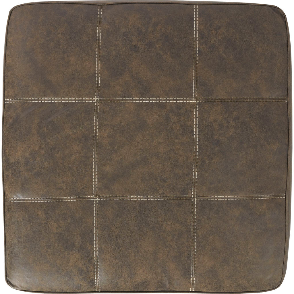 Pouf d'appoint surdimensionné en abalone - Chocolat