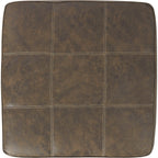 Pouf d'appoint surdimensionné en abalone - Chocolat