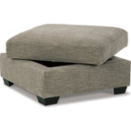 Pouf de rangement Creswell - Pierre