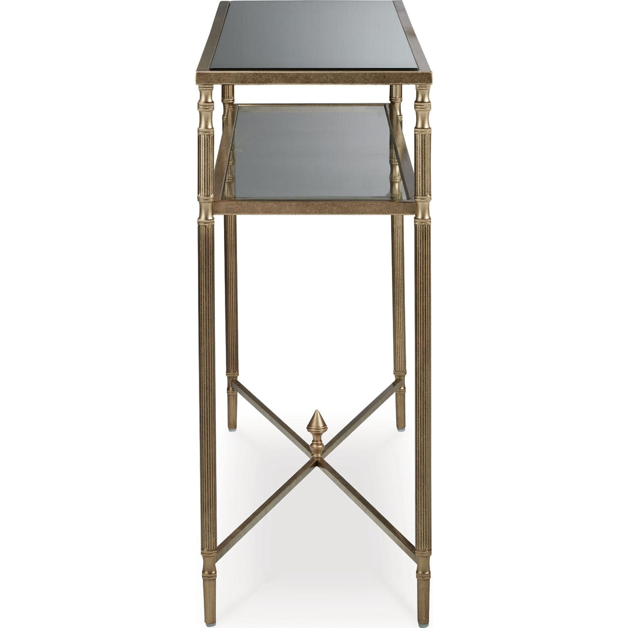 Table basse Cloverty - Finition or vieilli