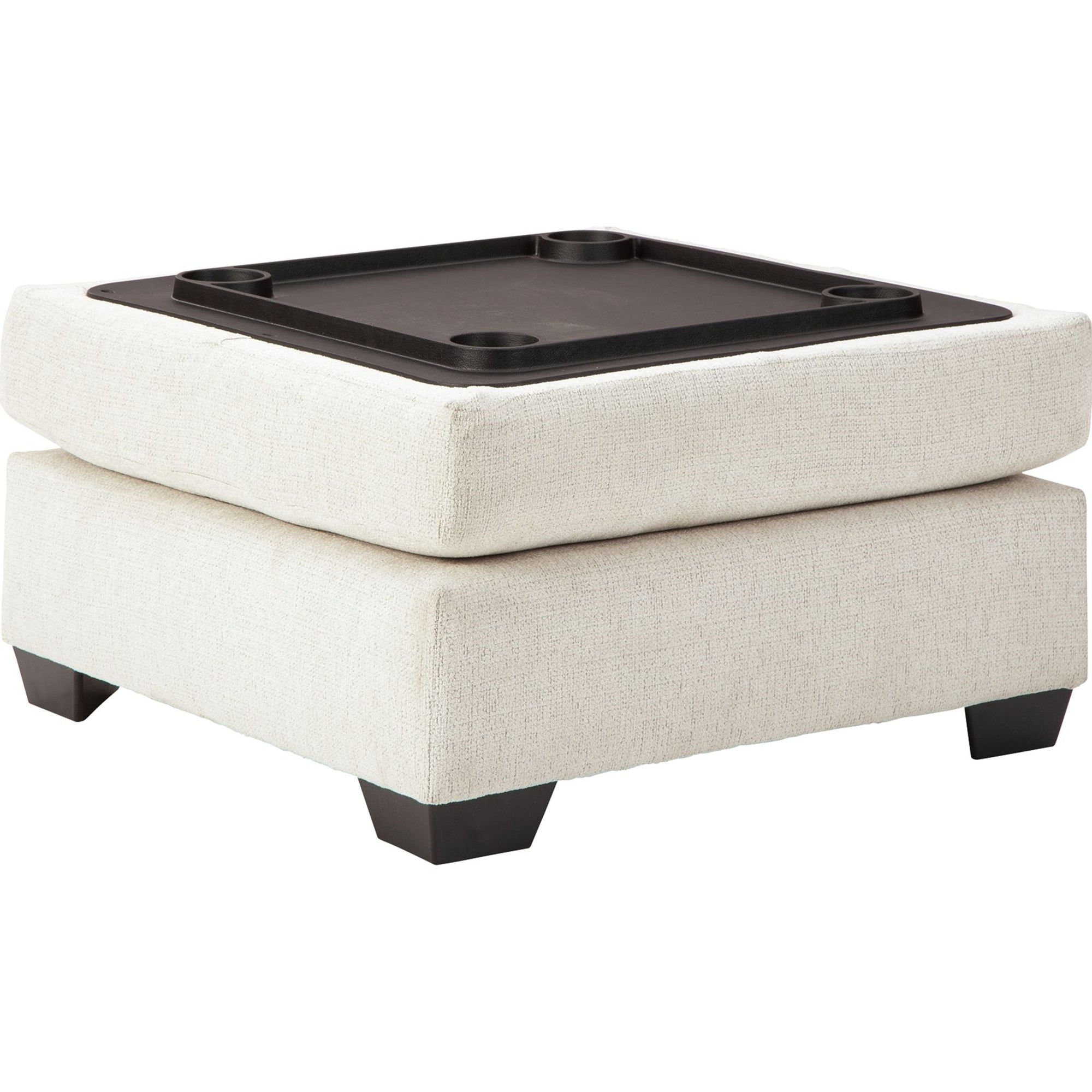 Pouf de rangement Brantley - Neige