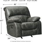 Fauteuil inclinable électrique à bascule Dunwell - Acier