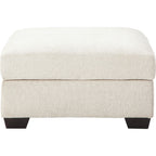 Pouf de rangement Brantley - Neige
