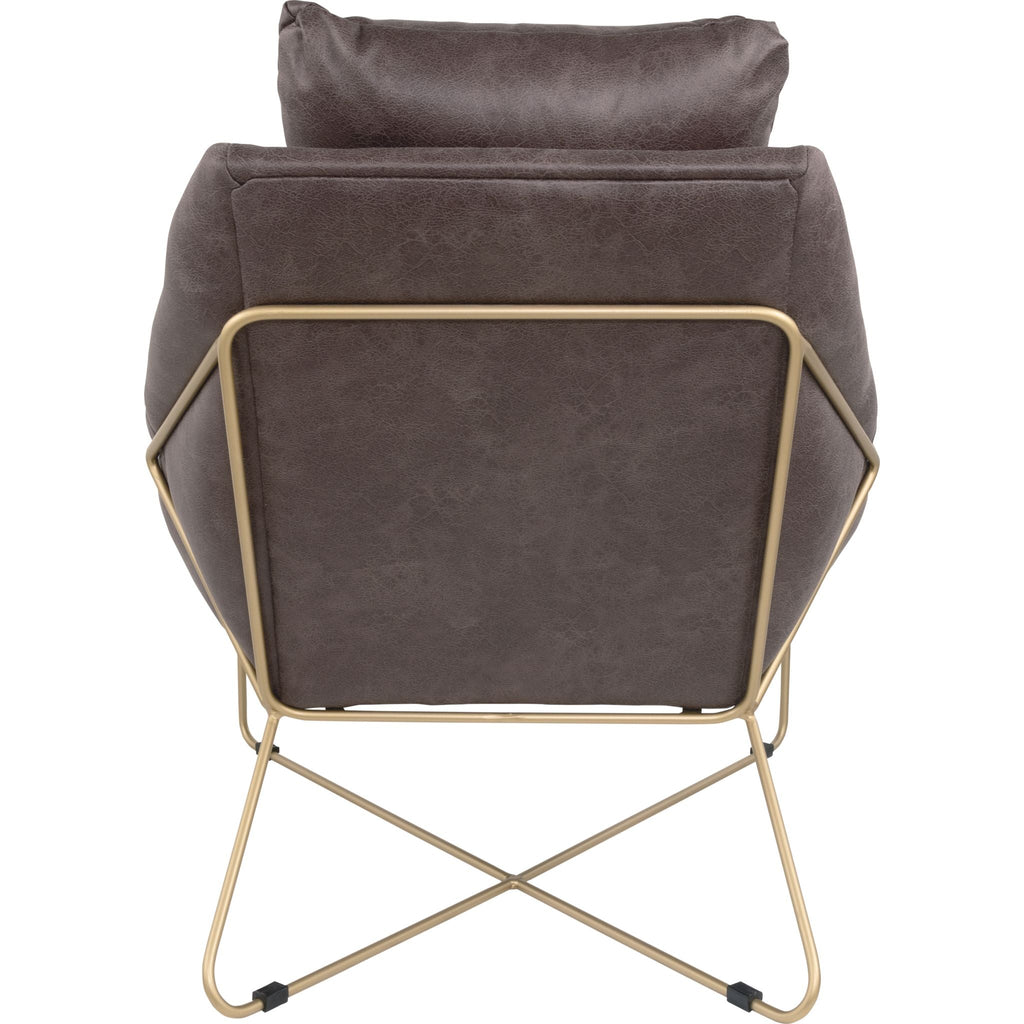 Fauteuil d'appoint Crosshaven - Gris foncé